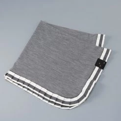AAA Design Baby＋Child Baby Merino Blanket - Grey/Navy