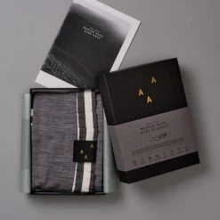 AAA Design Baby＋Child Baby Merino Blanket - Grey/Navy