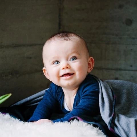 AAA Design Baby+Child Baby Merino Wrap – Grey 3 AAA Design Baby+Child Baby Merino Wrap – Grey