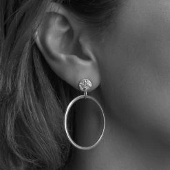Amy Iddles Jeweller Ripple Loop Earrings Wardrobe