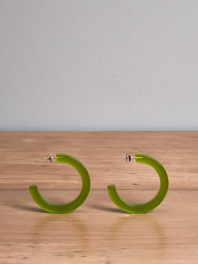 Auór Large Hoops – Celery 3 Auór Large Hoops – Celery