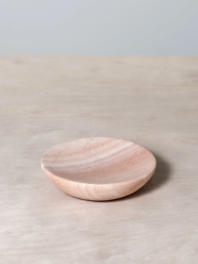 Asili Living Round Soap Dish – Pink 1 Asili Living Round Soap Dish – Pink