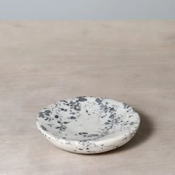 Asili Round Soap Dish – Malachite