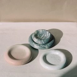 Asili Stacker Round Tray – Malachite