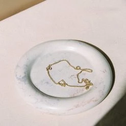 Asili Stacker Round Tray – Malachite