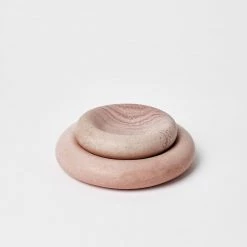 Asili Living Stacker Round Tray – Pink