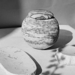 Asili Living Textured Tray – Malachite