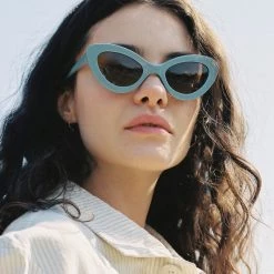Auór Wardrobe Valentina Sunglasses – French Blue