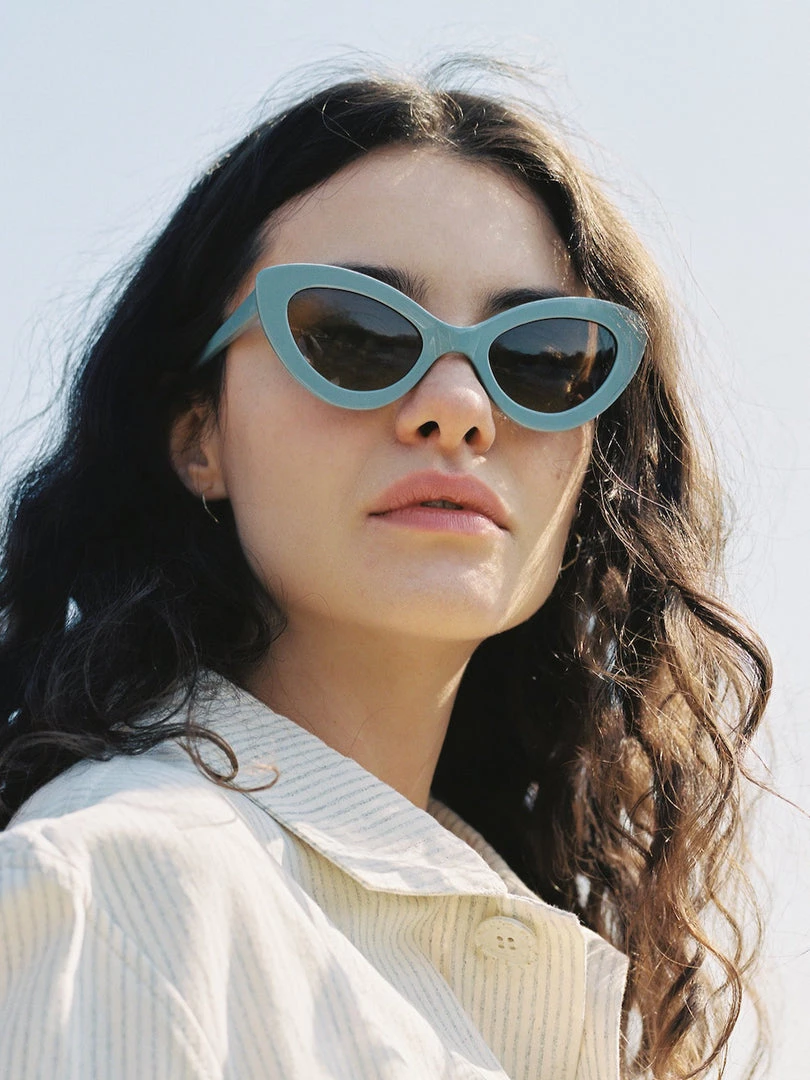 Auór Wardrobe Valentina Sunglasses – French Blue 1 Auór Wardrobe Valentina Sunglasses – French Blue