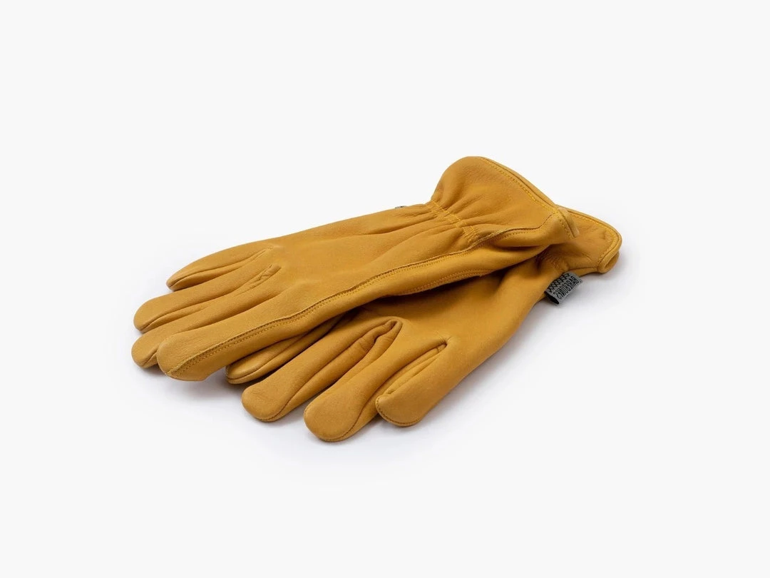 Barebones Classic Work Gloves – Natural Yellow (S/M) 3 Barebones Classic Work Gloves – Natural Yellow (S/M)