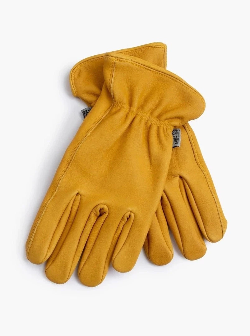 Barebones Classic Work Gloves – Natural Yellow (S/M) 1 Barebones Classic Work Gloves – Natural Yellow (S/M)