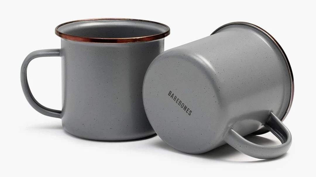 Barebones Enamel Mug – Slate Grey (Set Of 2) Kitchen+Table 4 Barebones Enamel Mug – Slate Grey (Set Of 2) Kitchen+Table