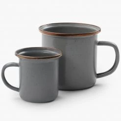 Barebones Enamel Mug – Slate Grey (Set Of 2) Kitchen+Table 13 Barebones Enamel Mug – Slate Grey (Set Of 2) Kitchen+Table