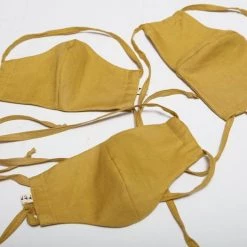 Peppin Linen Face Mask - Citrus 8 Peppin Linen Face Mask - Citrus