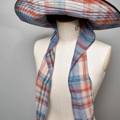 Companion Broad Brim With Wide Plaid Ties – Black EOS Sale* 9 Companion Broad Brim With Wide Plaid Ties – Black EOS Sale*