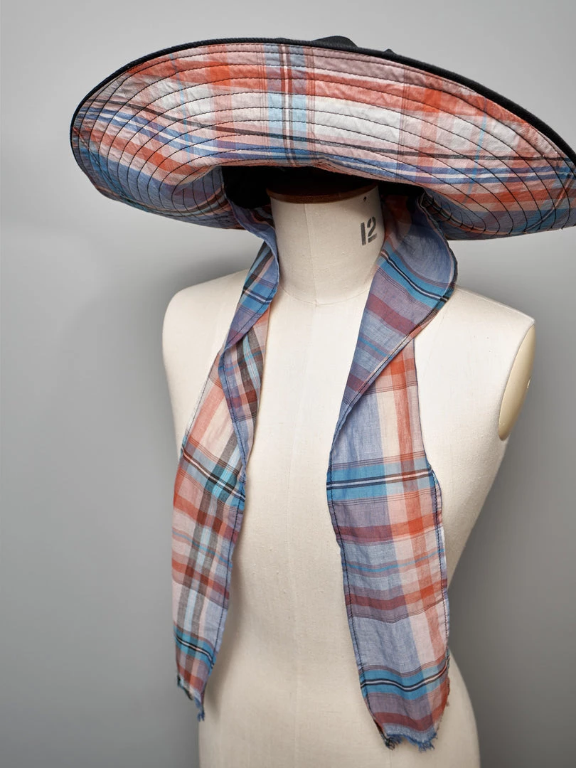 Companion Broad Brim With Wide Plaid Ties – Black EOS Sale* 5 Companion Broad Brim With Wide Plaid Ties – Black EOS Sale*