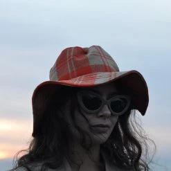 Companion Classic Brim – Red & Oat Check Wardrobe