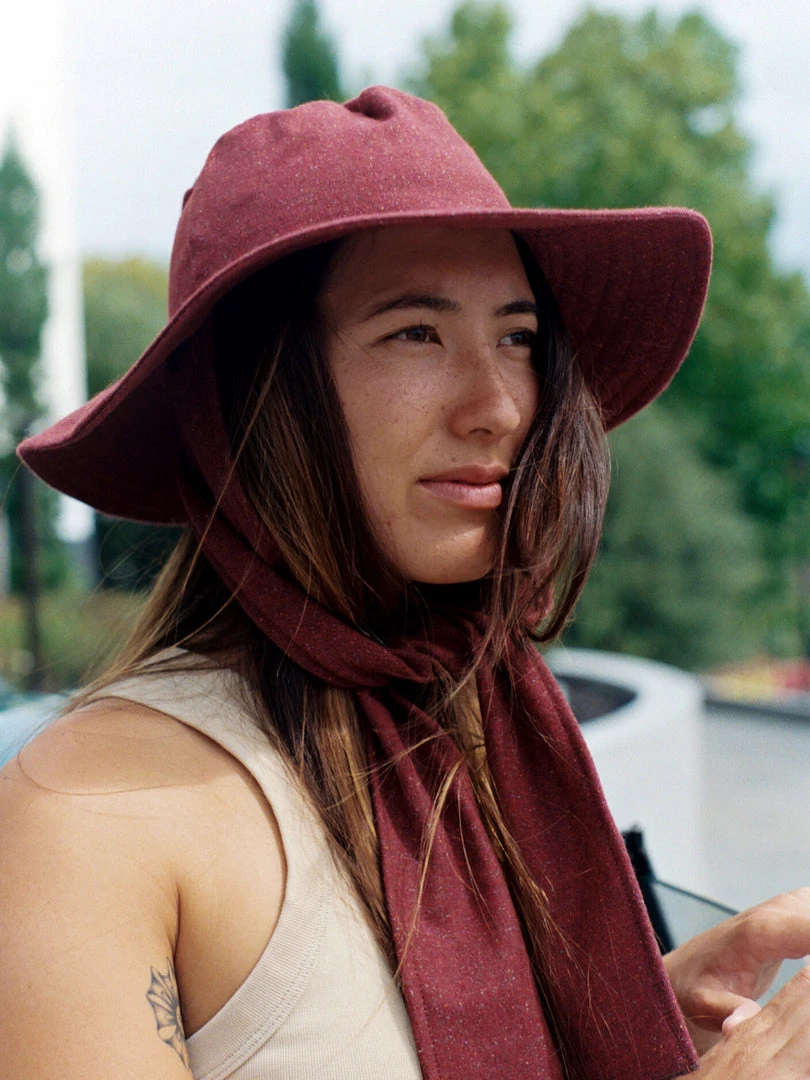 Companion Classic Brim With Wide Ties – Speckle Wardrobe 1 Companion Classic Brim With Wide Ties – Speckle Wardrobe