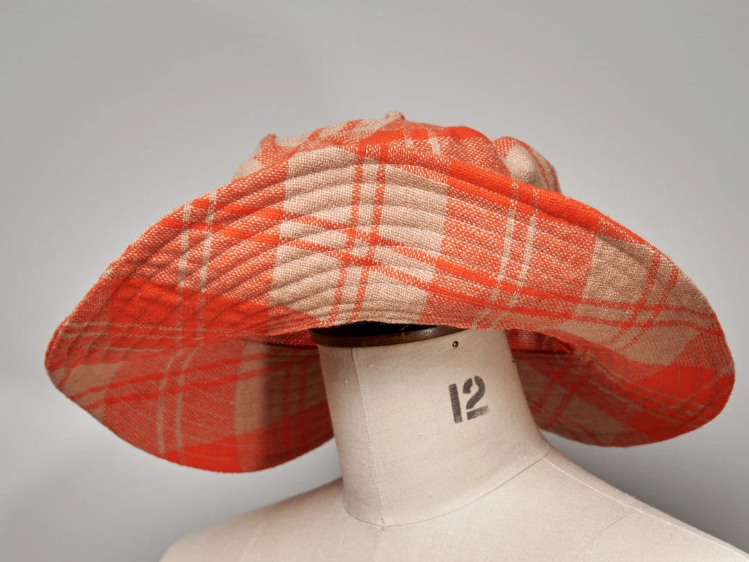 Companion Classic Brim – Red & Oat Check Wardrobe 6 Companion Classic Brim – Red & Oat Check Wardrobe