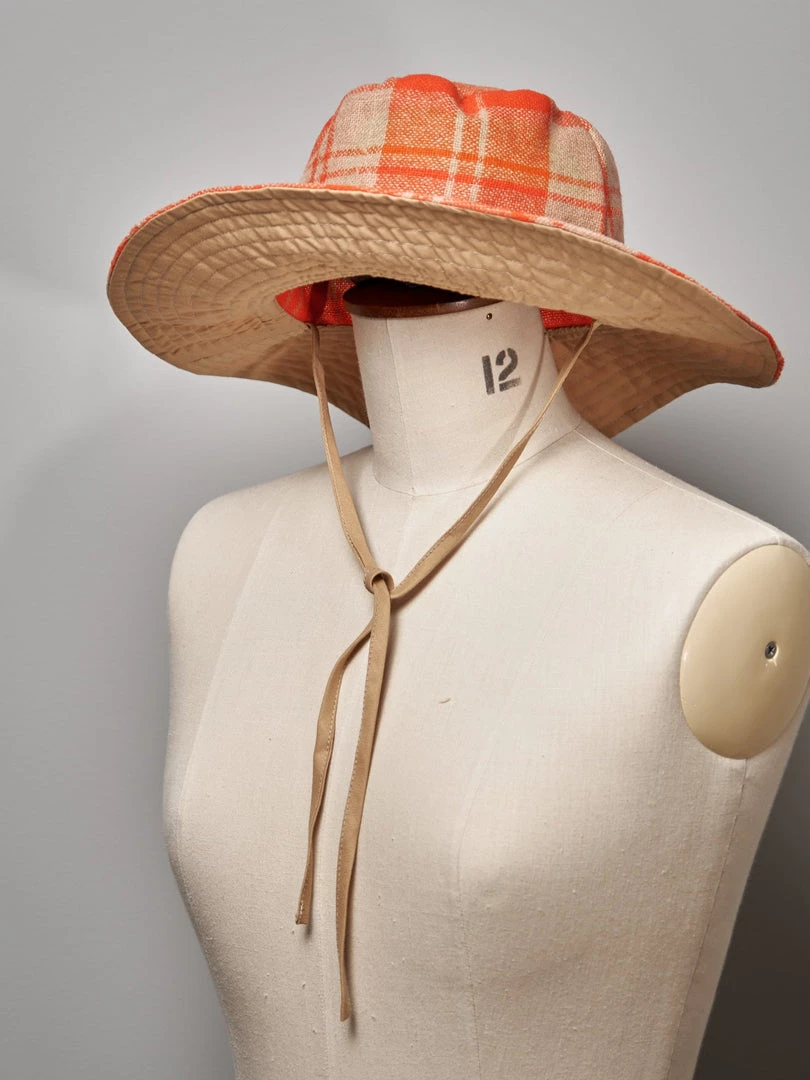 Companion Classic Brim With Ties – Red & Oat Check Wardrobe 4 Companion Classic Brim With Ties – Red & Oat Check Wardrobe