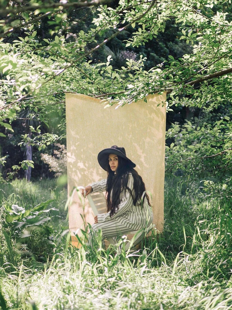 Companion Wardrobe Broad Brim – Charcoal & Check 2 Companion Wardrobe Broad Brim – Charcoal & Check