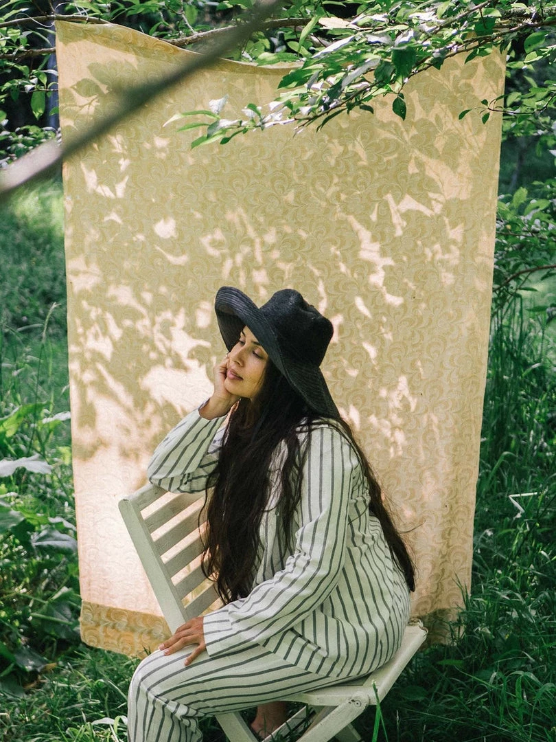 Companion Wardrobe Broad Brim – Charcoal & Check 4 Companion Wardrobe Broad Brim – Charcoal & Check