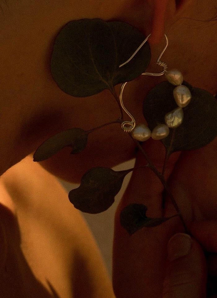 EMBR Jewellery EOS Sale* Hypatia Pearl Hoop 3 EMBR Jewellery EOS Sale* Hypatia Pearl Hoop