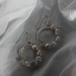 EMBR Jewellery EOS Sale* Hypatia Pearl Hoop