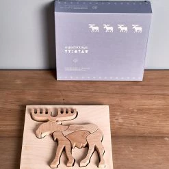 Eguchi Toys Baby＋Child Natural Wooden Elk Puzzle