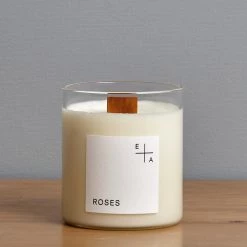 Essence + Alchemy Living Beaker Candle -Â Roses
