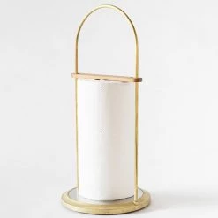Futagami Living Kitchen Paper Holder – Brass