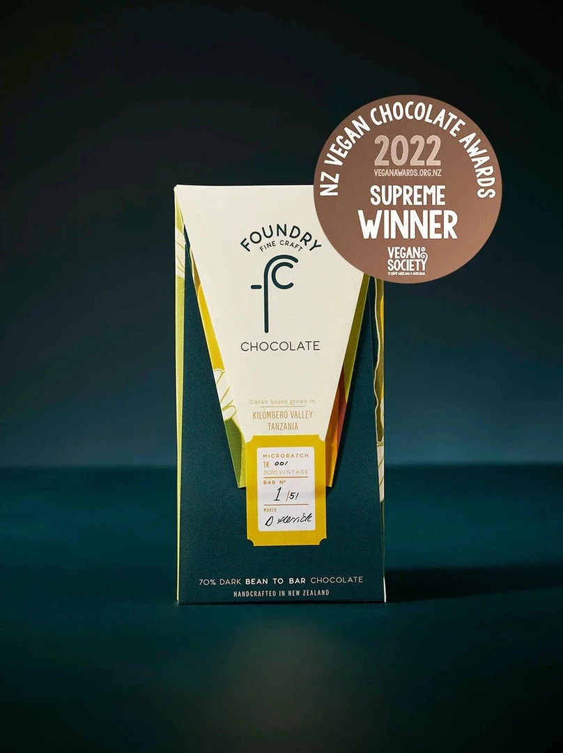 Kitchen+Table Foundry Chocolate - Kilombero Valley, Tanzania 70% 1 Kitchen+Table Foundry Chocolate - Kilombero Valley, Tanzania 70%