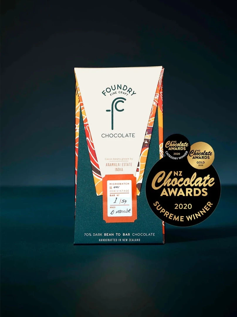 Kitchen+Table Foundry Chocolate - Anamalai Estate, India 70% 1 Kitchen+Table Foundry Chocolate - Anamalai Estate, India 70%