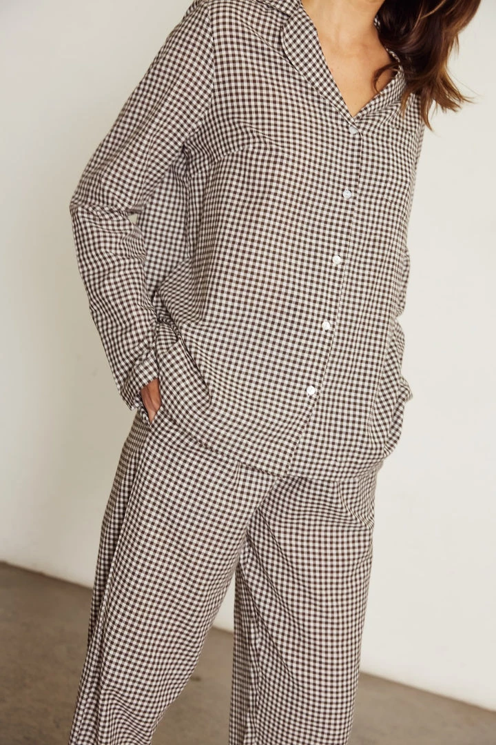 General Sleep Classic Set - Chocolate Gingham EOS Sale* 6 General Sleep Classic Set - Chocolate Gingham EOS Sale*