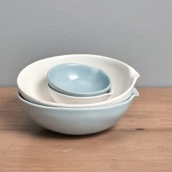 Gidon Bing Medium Lab Bowl - Eggshell Blue Living