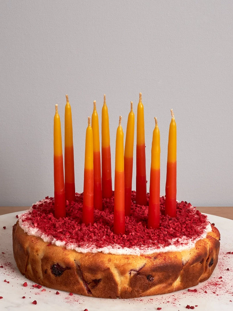 Hohepa Candles Birthday Candles Set - Red, Orange & Yellow 2 Hohepa Candles Birthday Candles Set - Red, Orange & Yellow