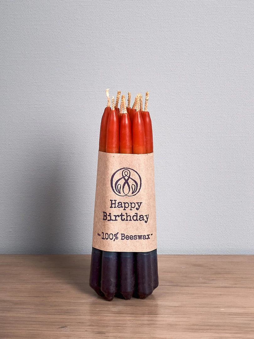 Hohepa Candles Living Birthday Candles Set – Rainbow 1 Hohepa Candles Living Birthday Candles Set – Rainbow