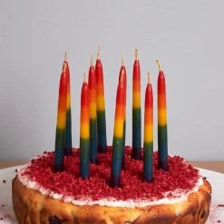 Hohepa Candles Living Birthday Candles Set – Rainbow