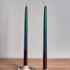 Hohepa Candles Dinner Candle Set – Green, Blue & Purple Living