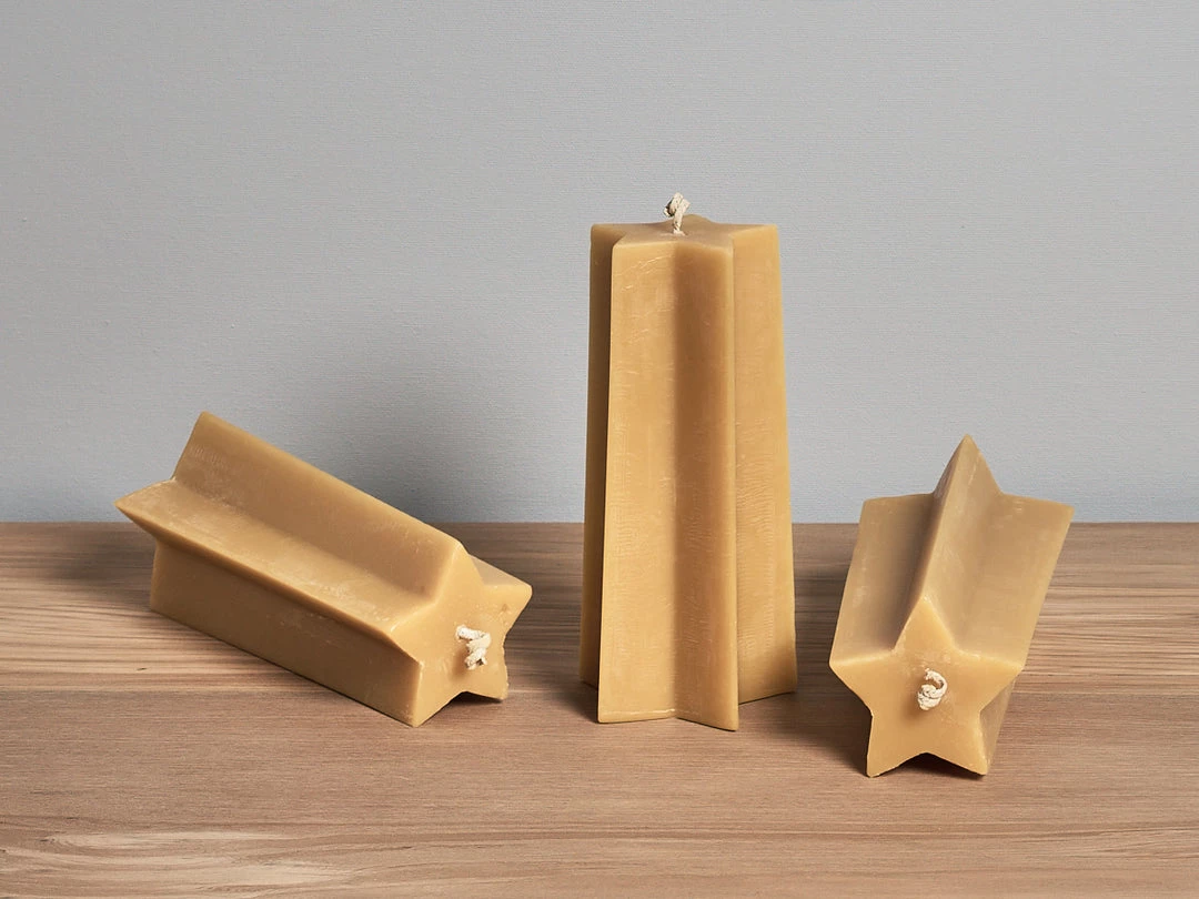 Hohepa Candles Star Pillar Candle 2 Hohepa Candles Star Pillar Candle