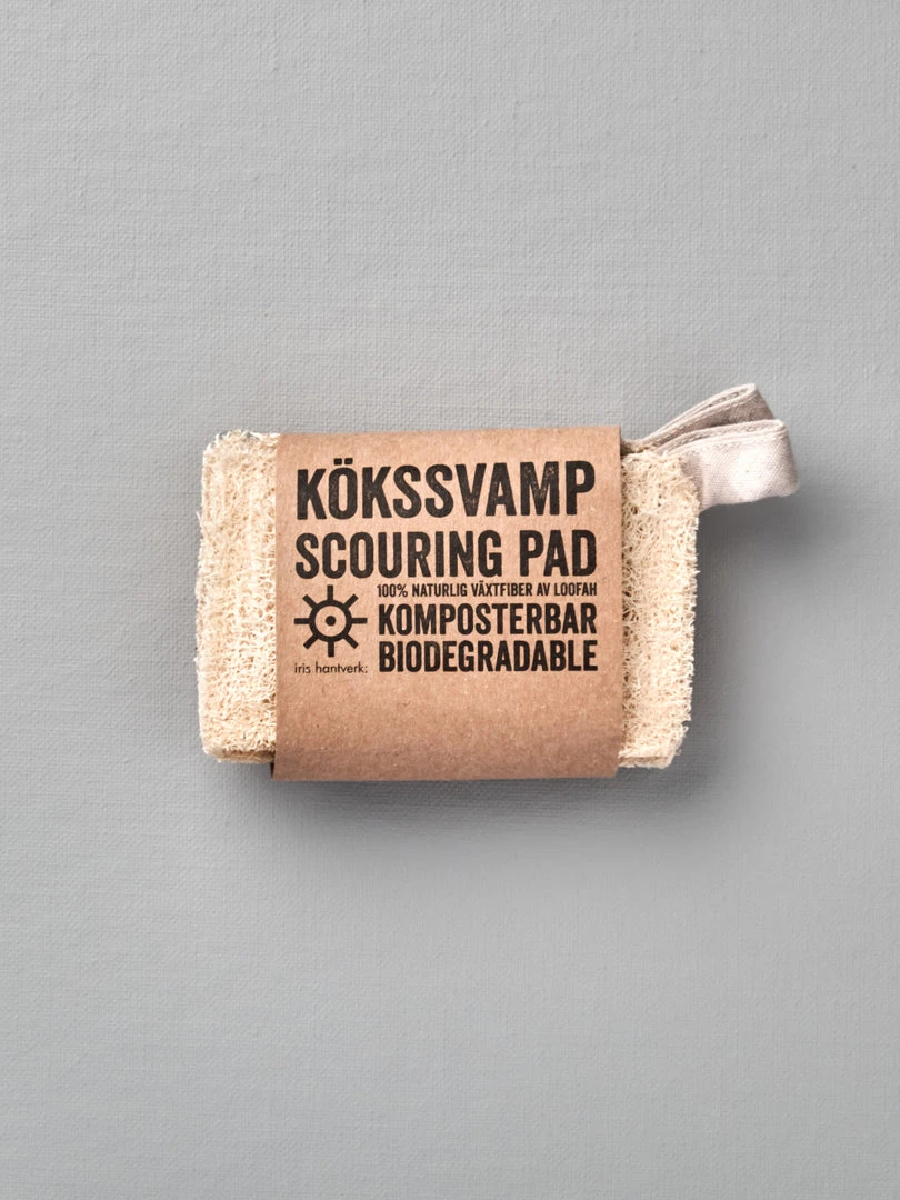 Iris Hantverk Kitchen+Table Loofah Scouring Pad – 2pk 1 Iris Hantverk Kitchen+Table Loofah Scouring Pad – 2pk