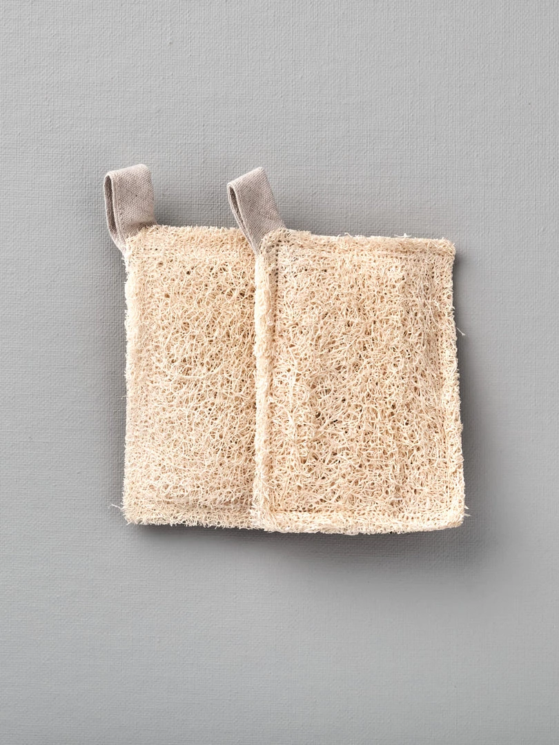 Iris Hantverk Kitchen+Table Loofah Scouring Pad – 2pk 2 Iris Hantverk Kitchen+Table Loofah Scouring Pad – 2pk