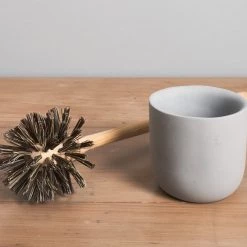 Iris Hantverk Bathroom Toilet Brush With Concrete Cup
