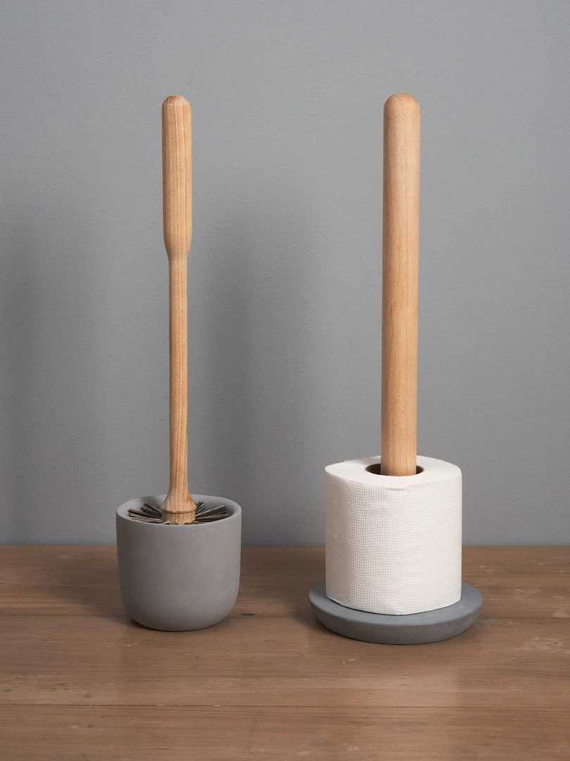 Iris Hantverk Toilet Brush & Toilet Roll Holder Set Bathroom 1 Iris Hantverk Toilet Brush & Toilet Roll Holder Set Bathroom