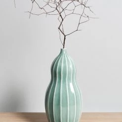 Jino Ceramic Studio Gourd Vase – Celadon
