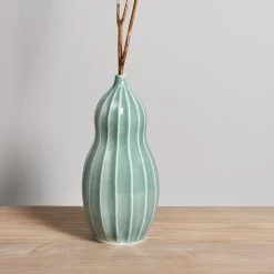 Jino Ceramic Studio Gourd Vase – Celadon