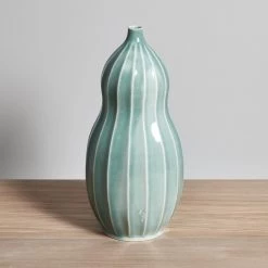 Jino Ceramic Studio Gourd Vase – Celadon