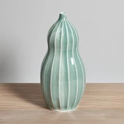 Jino Ceramic Studio Gourd Vase – Celadon