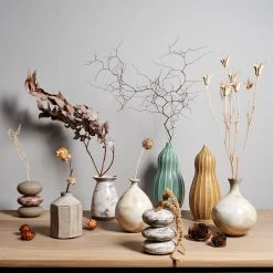 Jino Ceramic Studio Gourd Vase – Celadon