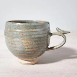 Jino Ceramic Studio Bird Handle Cup – Green Tea Kitchen+Table 10 Jino Ceramic Studio Bird Handle Cup – Green Tea Kitchen+Table